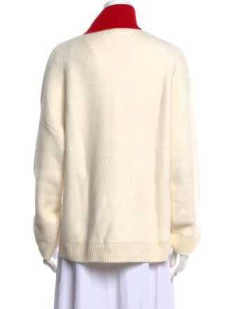 Fendi Graphic Print Turtleneck Sweater