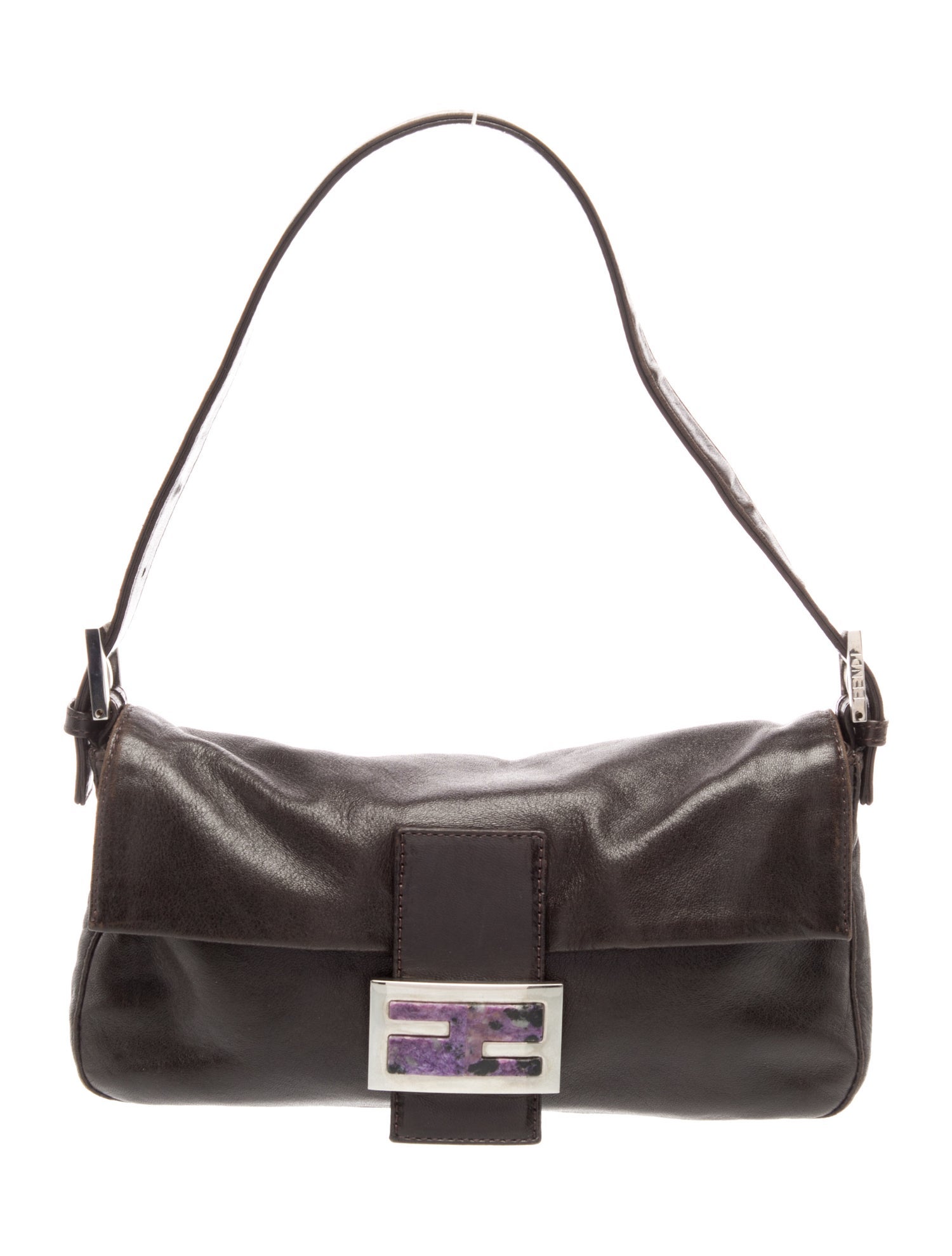 Fendi Leather Baguette