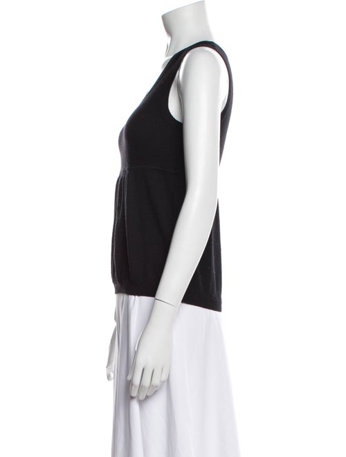 Fendi Wool Scoop Neck Top