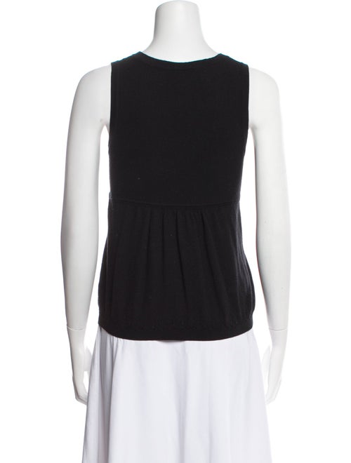 Fendi Wool Scoop Neck Top