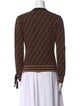 Fendi Printed Crew Neck Sweater