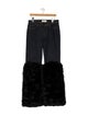 Fendi Mid-Rise Wide Leg Jeans