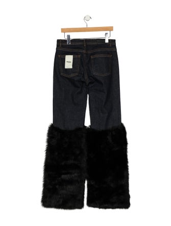 Fendi Mid-Rise Wide Leg Jeans