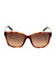 Fendi Zucca FF Logo Square Sunglasses