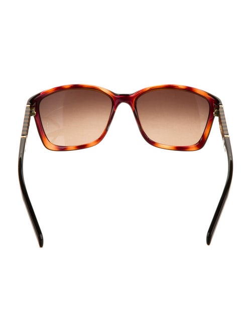 Fendi Zucca FF Logo Square Sunglasses