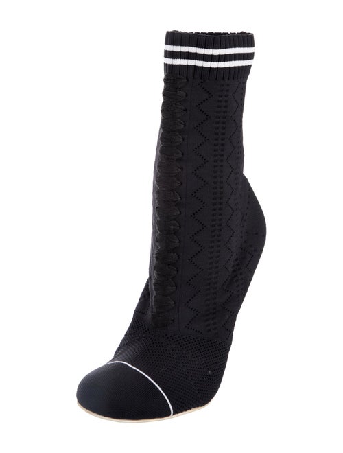 Fendi Striped Sock Boots