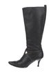 Fendi Leather Riding Boots