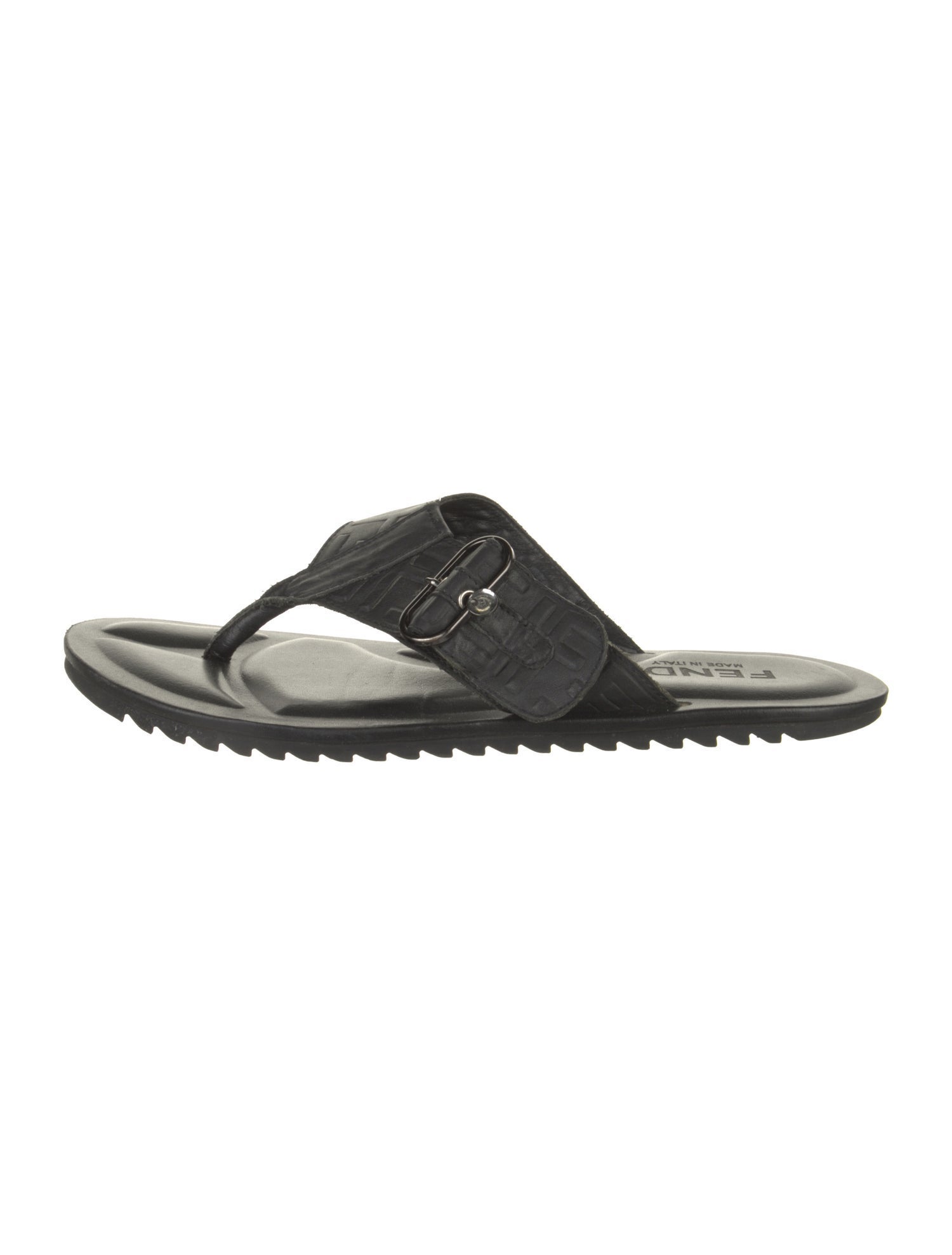 Fendi Leather Flip Flops