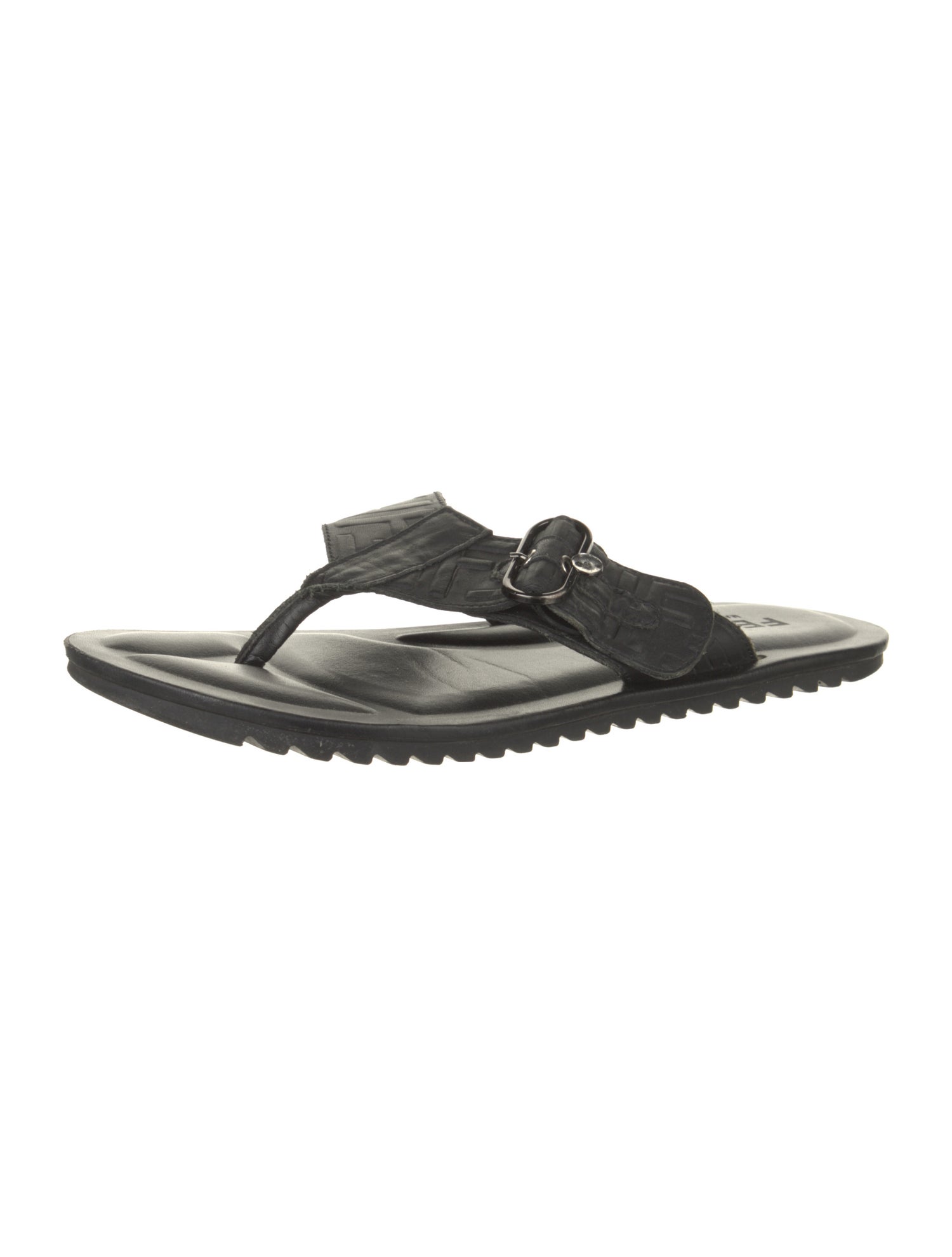 Fendi Leather Flip Flops