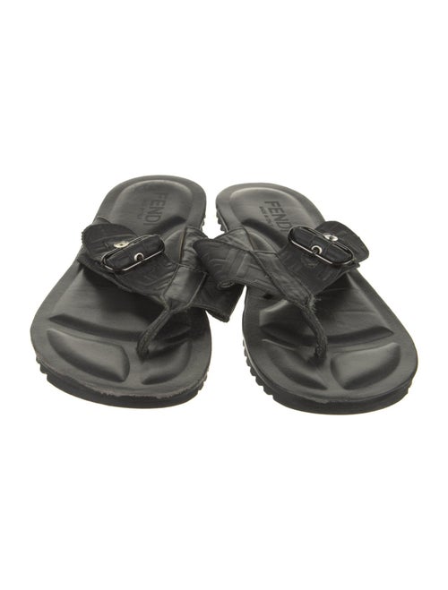Fendi Leather Flip Flops