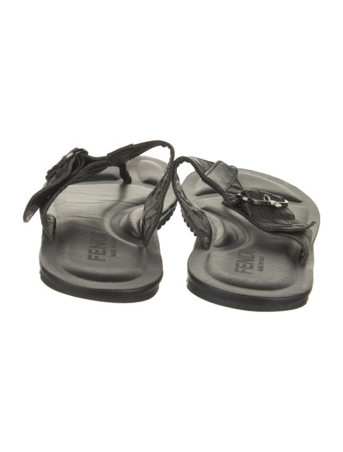 Fendi Leather Flip Flops