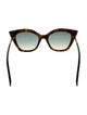 Fendi Zucca FF Logo Cat-Eye Sunglasses