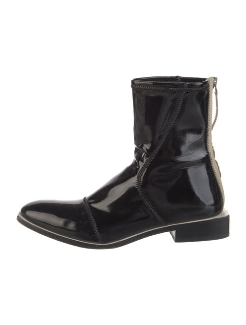 Fendi Patent Leather Chelsea Boots