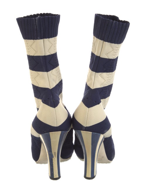 Fendi Striped Sock Boots