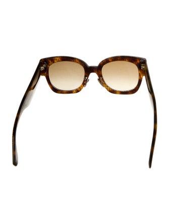 Fendi Zucchino FF Logo Oversize Sunglasses