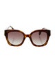 Fendi Oversize Gradient Sunglasses
