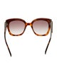 Fendi Oversize Gradient Sunglasses