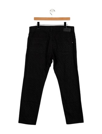 Fendi Zucca FF Logo Skinny Jeans