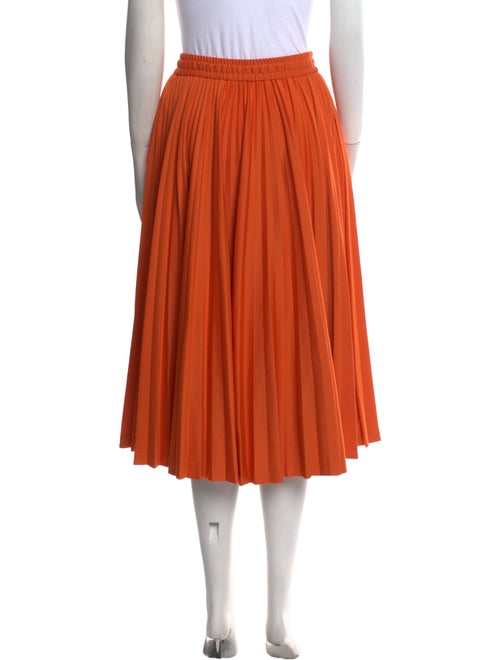 Fendi Pleated Accents Midi Length Skirt