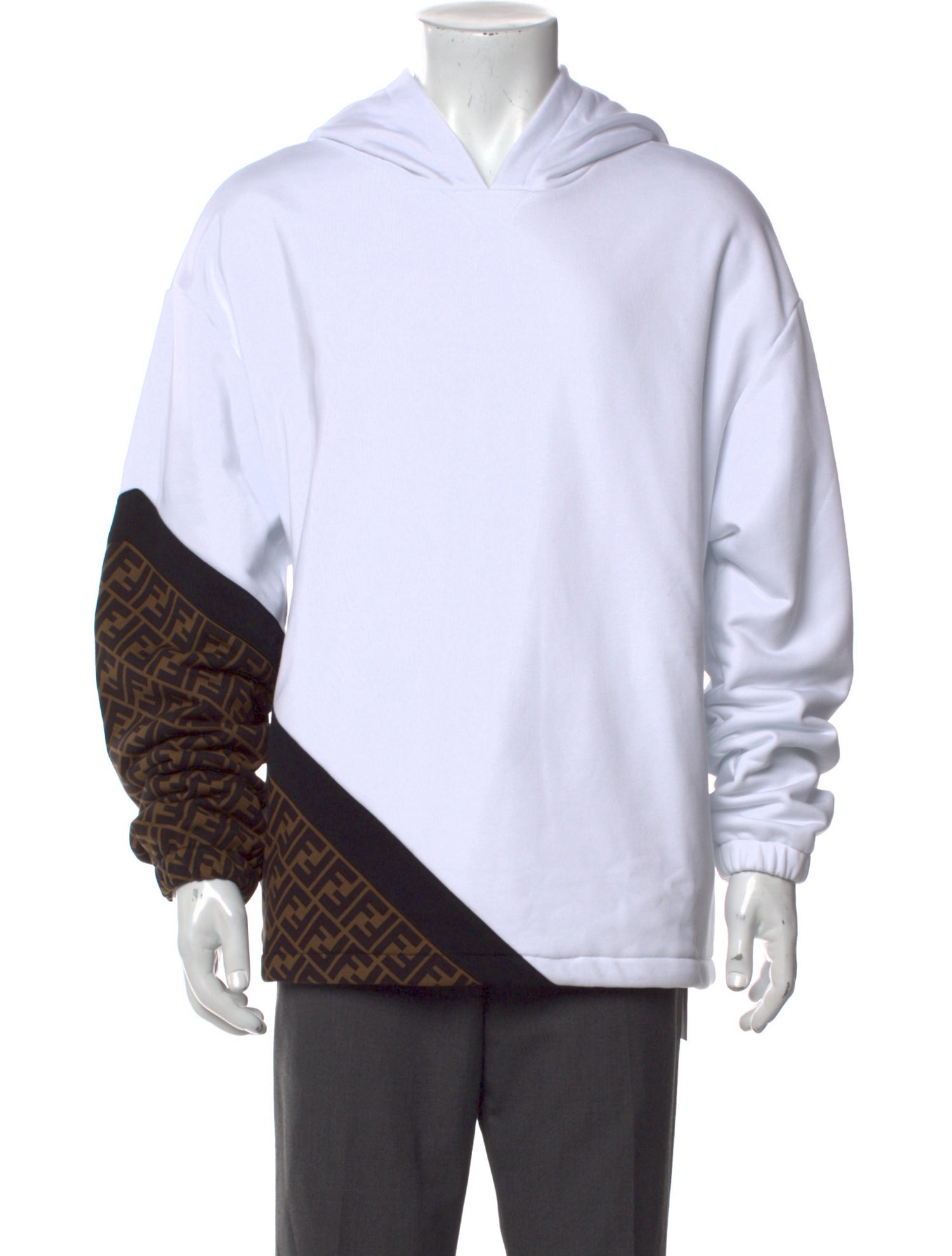 Fendi Zucca FF Logo Printed Hoodie