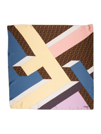 Fendi Silk Printed Bandana