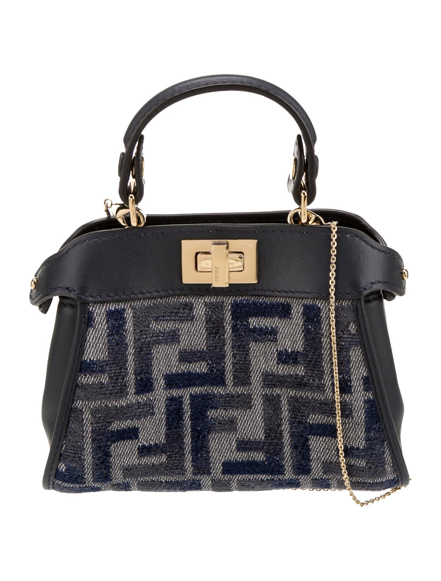 Fendi Zucca FF Peekaboo Nano