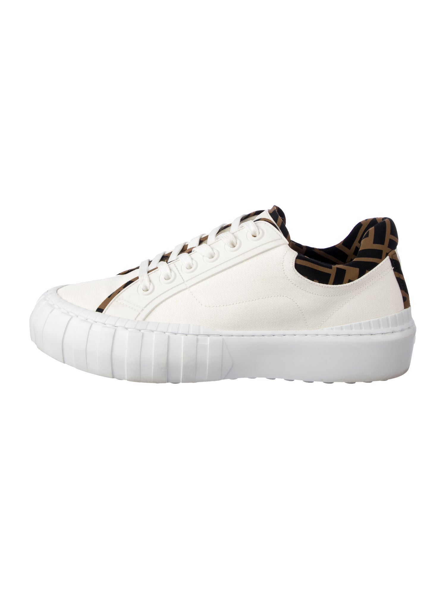 Fendi Zucca FF Logo Canvas Sneakers