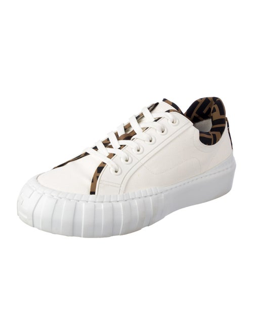 Fendi Zucca FF Logo Canvas Sneakers