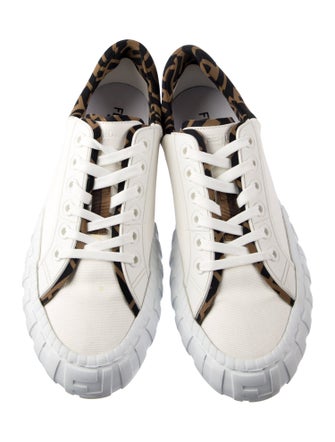 Fendi Zucca FF Logo Canvas Sneakers