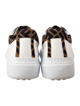 Fendi Zucca FF Logo Canvas Sneakers