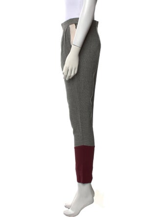 Fendi Silk Skinny Leg Pants