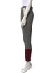 Fendi Silk Skinny Leg Pants