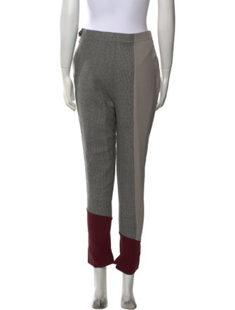 Fendi Silk Skinny Leg Pants