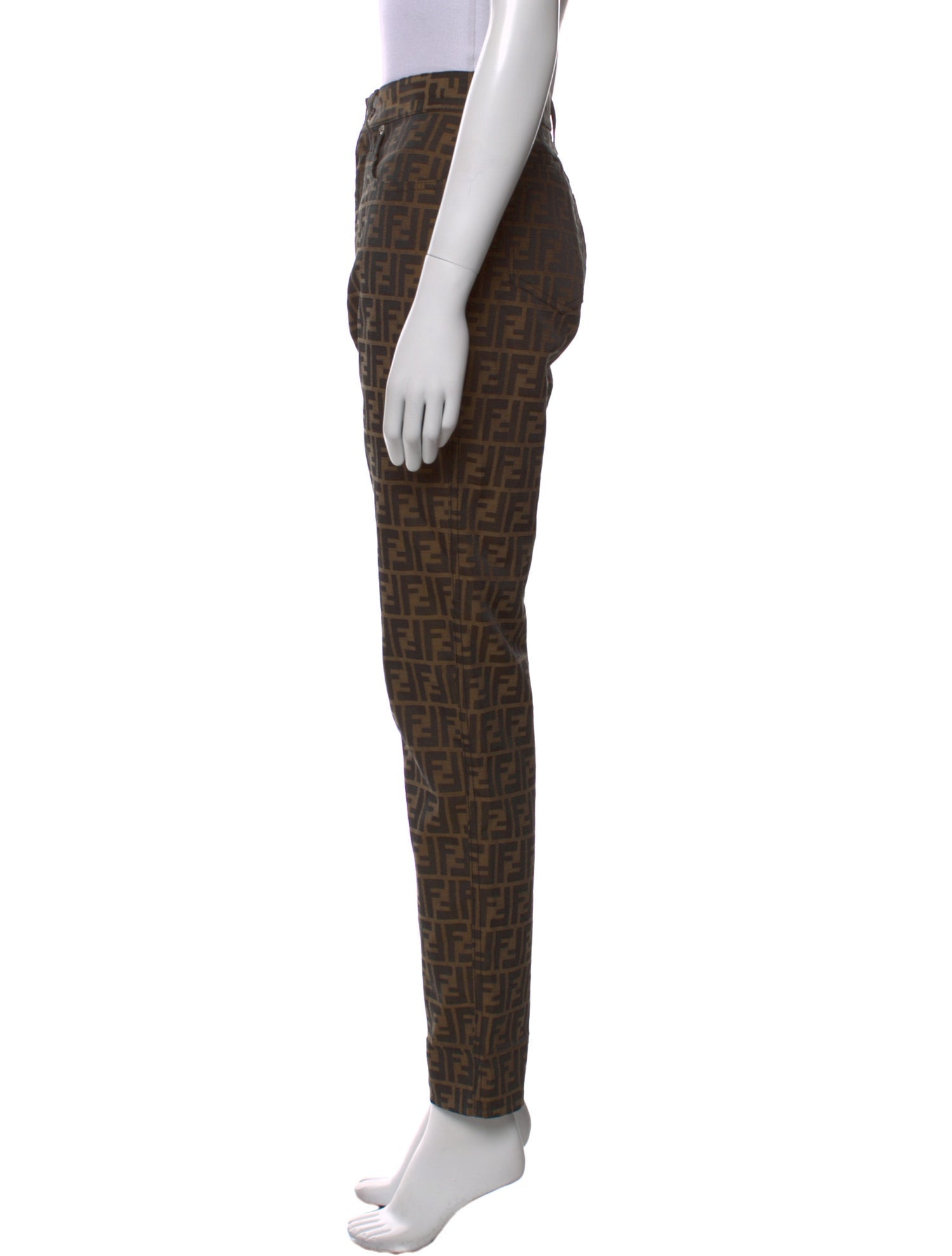 Fendi Vintage Straight Leg Pants