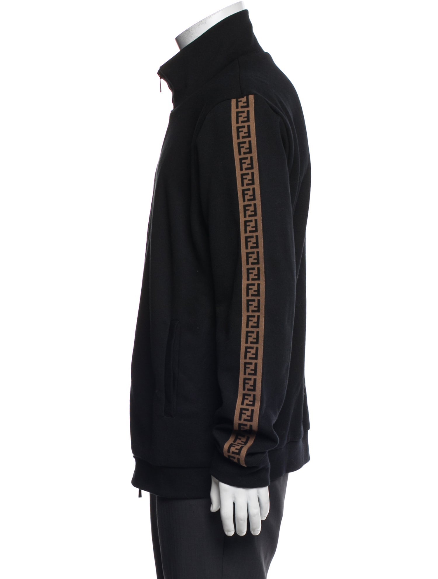 Fendi Turtleneck Long Sleeve Sweatshirt