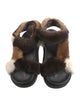 Fendi Zucca FF Logo Mink Espadrilles
