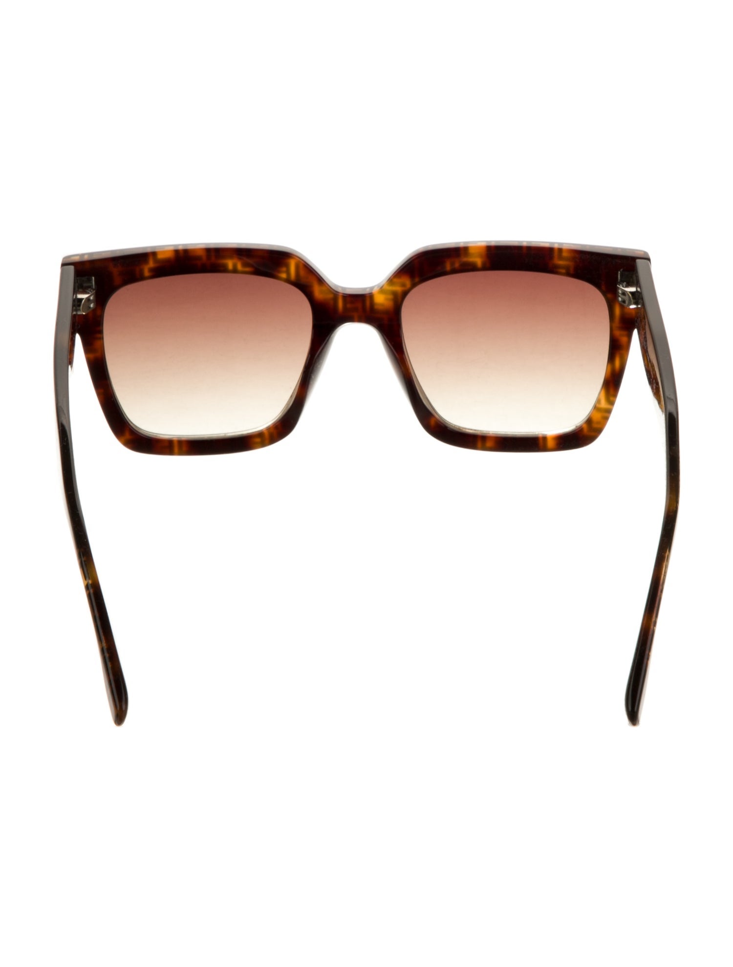 Fendi Zucca FF Logo Oversize Sunglasses