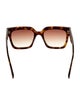 Fendi Zucca FF Logo Oversize Sunglasses