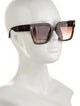 Fendi Zucca FF Logo Oversize Sunglasses
