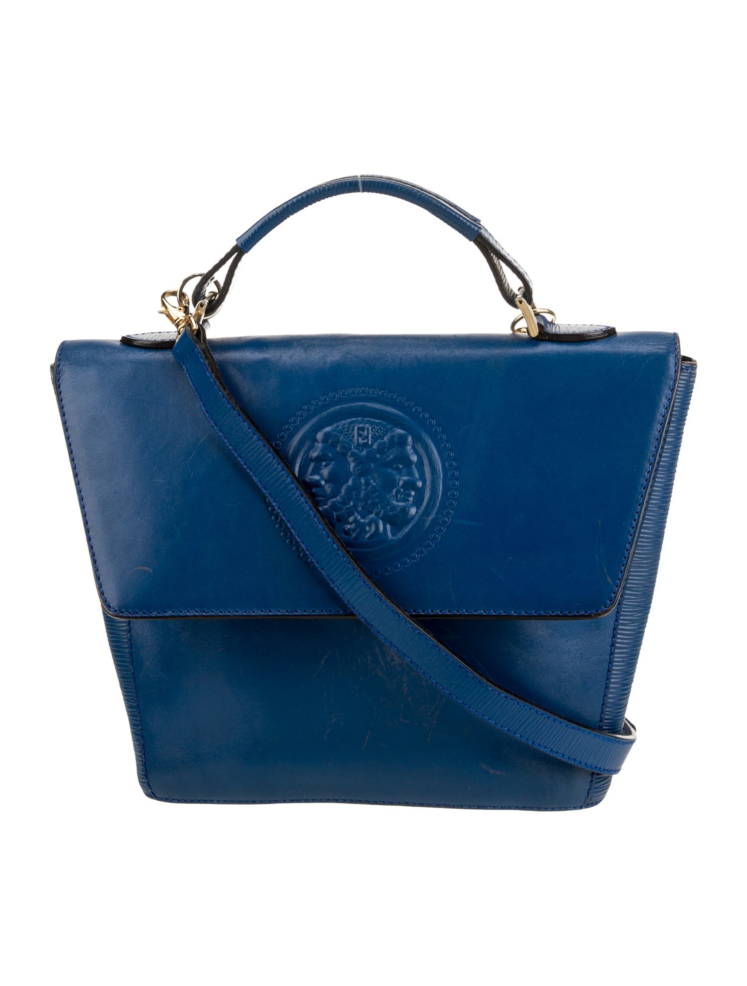 Fendi Leather Shoulder Bag Vintage