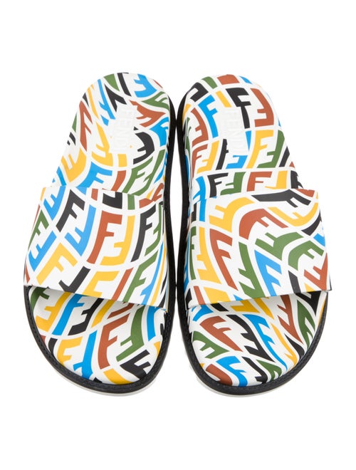 Fendi Rubber Printed Slides