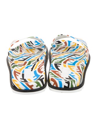 Fendi Rubber Printed Slides