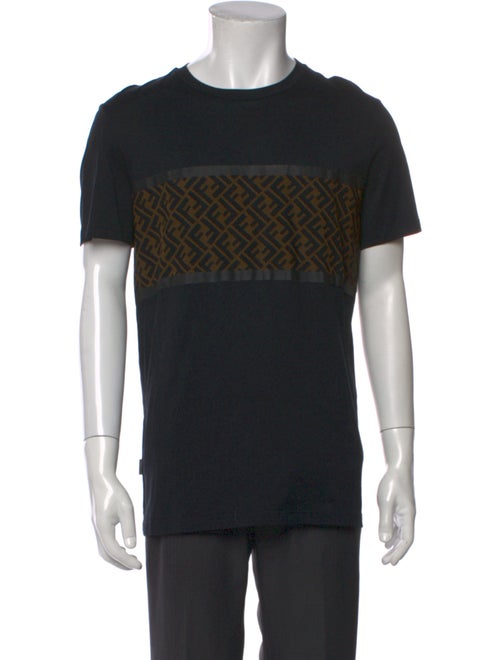 Fendi Graphic Print Crew Neck T-Shirt