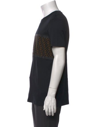 Fendi Graphic Print Crew Neck T-Shirt