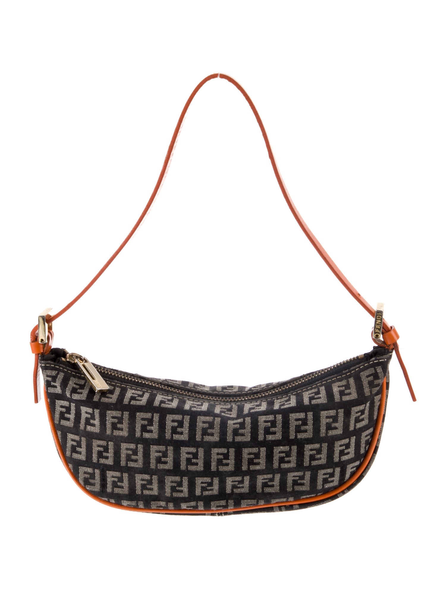 Fendi Zucchino FF Shoulder Bag