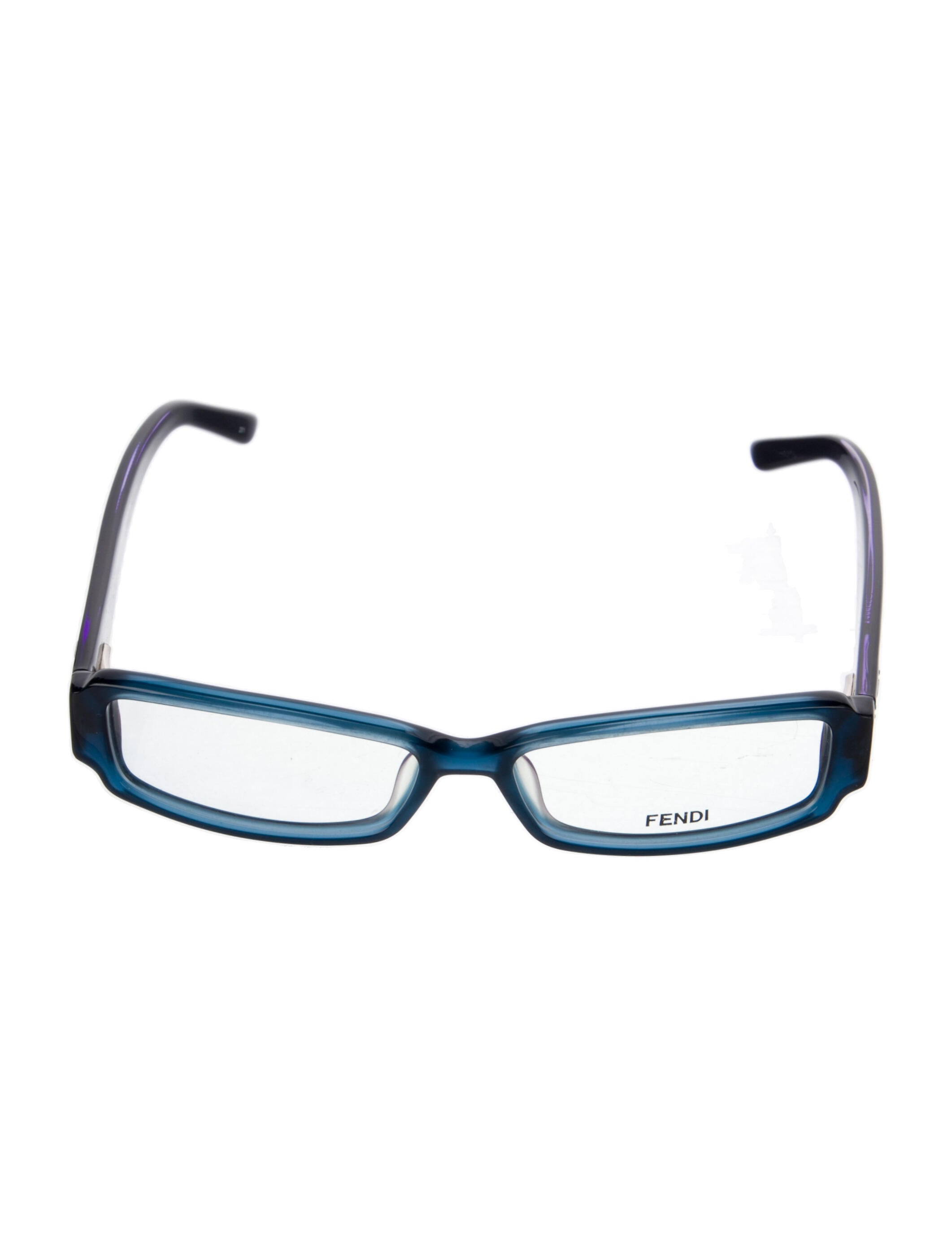 Fendi Zucchino FF Logo Square Eyeglasses