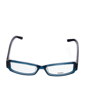 Fendi Zucchino FF Logo Square Eyeglasses