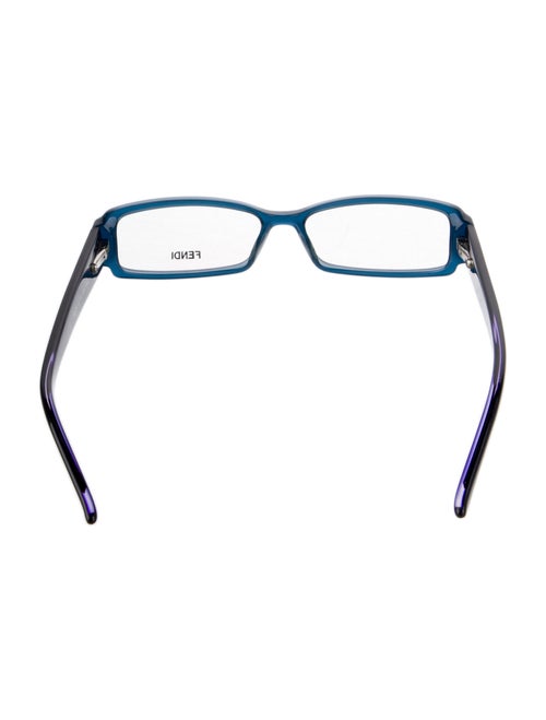 Fendi Zucchino FF Logo Square Eyeglasses
