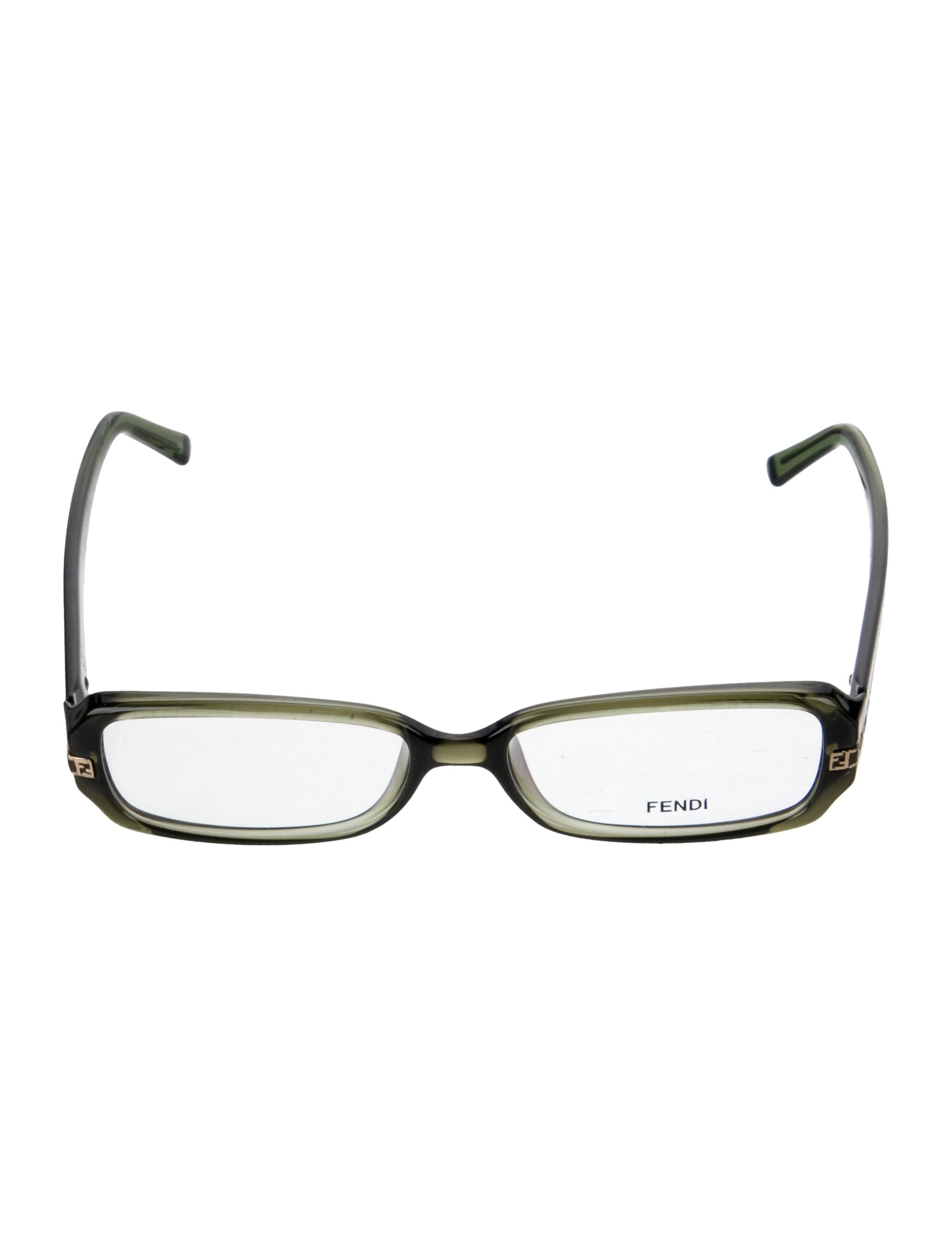 Fendi Zucchino FF Logo Square Eyeglasses
