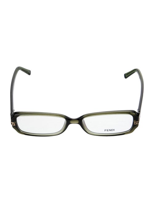 Fendi Zucchino FF Logo Square Eyeglasses